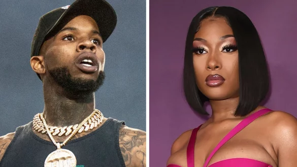 Tory Lanez (l) soll Megan Thee Stallion Schusswunden zugef&uuml;gt haben. - &copy; Uncredited/AP/dpa