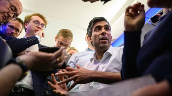 Der neue britische Premierminister Rishi Sunak. - &copy; Leon Neal/PA Wire/dpa