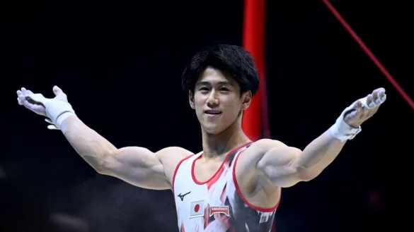 Der neue Weltmeister im Mehrkampf: Daiki Hashimoto. - &copy; Marijan Murat/dpa