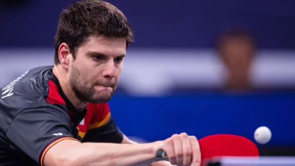 Hat das Endspiel in China verpasst: Dimitrij Ovtcharov. - © Marius Becker/dpa