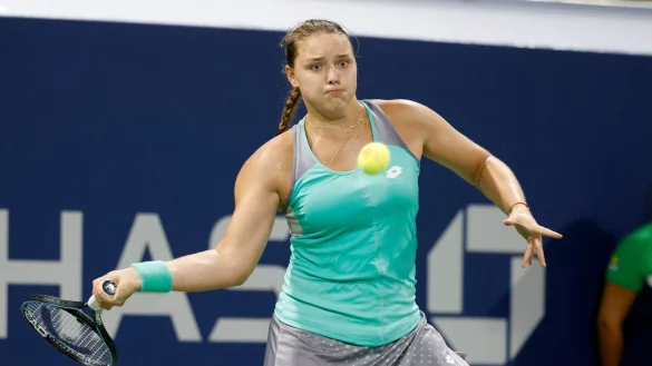 Die neue Nummer 66 der Weltrangliste: Jule Niemeier. - &copy; Jason Decrow/AP/dpa