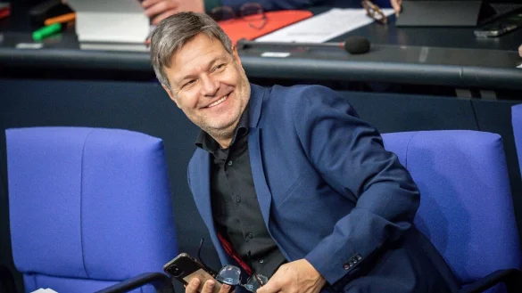 Robert Habeck hat bereits einen neuen China-Kurs eingeleitet. - &copy; Michael Kappeler/dpa