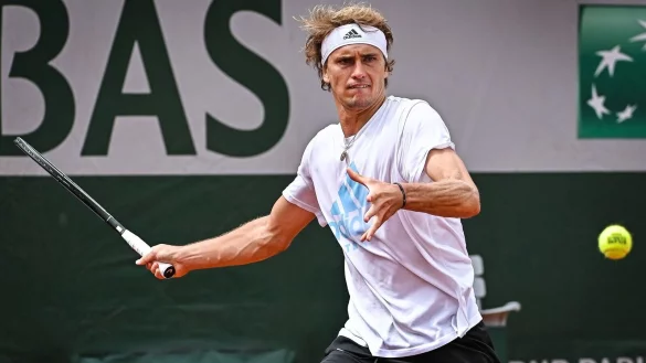 Alexander Zverev verlor sein Doppel mit Dominic Thiem gegen Matteo Berrettini und Andrej Rubljow. - &copy; Matthieu Mirville/ZUMA Press Wire/dpa/Archivbild