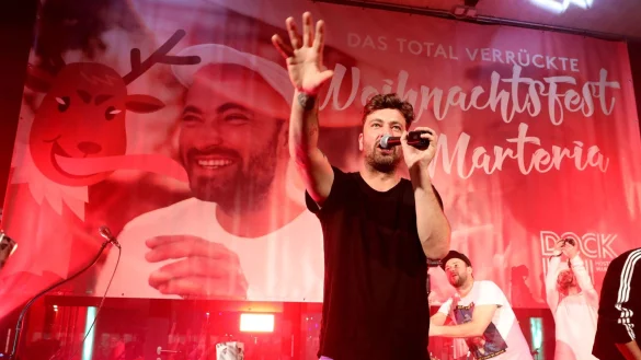 Vor der zweij&auml;hrigen Corona-Pause hatte Marteria zuletzt 2019 mit rund 190 Kindern und Jugendlichen im Containerhotel Dock Inn gefeiert. - &copy; Bernd W&uuml;stneck/dpa