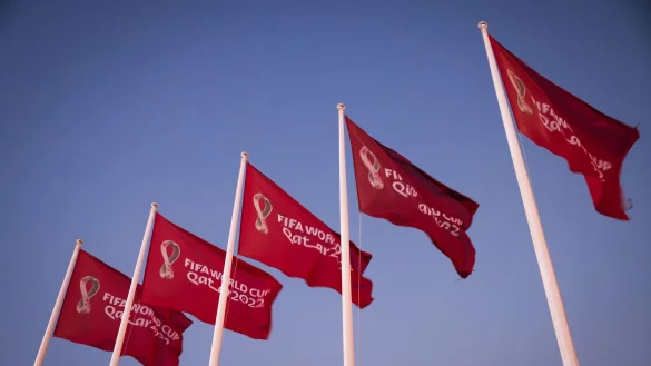 Katar gilt als einer der umstrittensten Gastgeber in der WM-Geschichte. - &copy; Christian Charisius/dpa