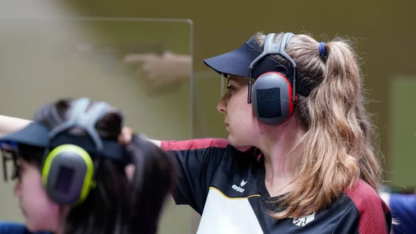 Holte Bronze in Kairo: Doreen Vennekamp. - © Alex Brandon/AP/dpa
