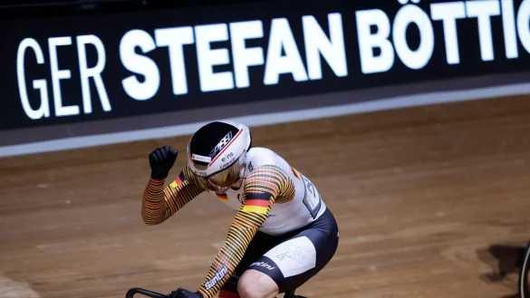 Stefan Bötticher ist weiter Dritter in der UCI Track Champions League. - © Jean-Marc Wiesner/dpa