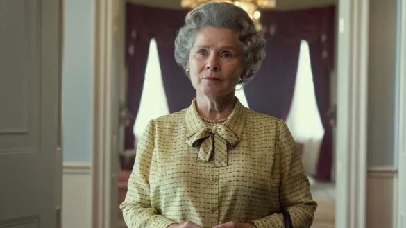 Imelda Staunton spielt in der f&uuml;nften Staffel der Netflix-Serie &laquo;The Crown&raquo; K&ouml;nigin Elizabeth II. - &copy; Alex Bailey/Netflix/dpa