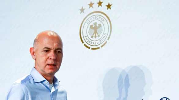 Legt sein DFB-Bilanz 2022 vor: Verbandschef Bernd Neuendorf. - &copy; Federico Gambarini/dpa