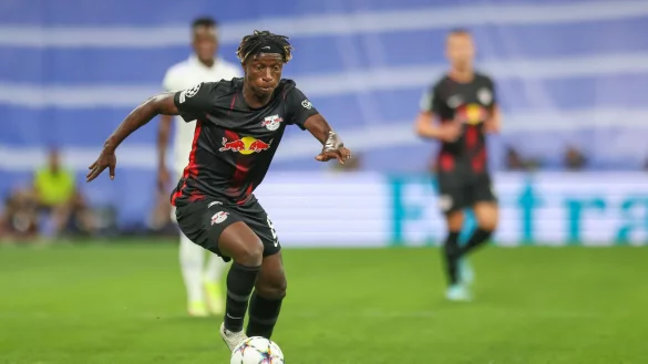 Erzielte beim Leipziger Testspiel gegen AC Horsens den Ausgleich: Amadou Haidara. - &copy; Jan Woitas/dpa