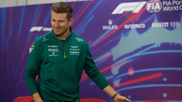 F&auml;hrt 2023 f&uuml;r das Team Haas: Nico H&uuml;lkenberg. - &copy; Hassan Ammar/AP/dpa