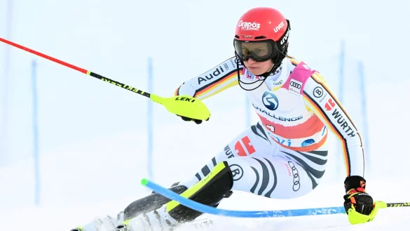 Lena Dürr beim Slalom-Weltcup in Levi. - © Jnu/Lehtikuva/dpa