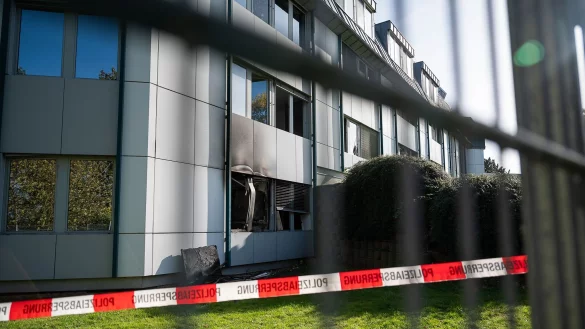 Auf die geplante Fl&uuml;chtlingsunterkunft in Bautzen wurde ein Brandanschlag ver&uuml;bt. - &copy; Paul Glaser/dpa