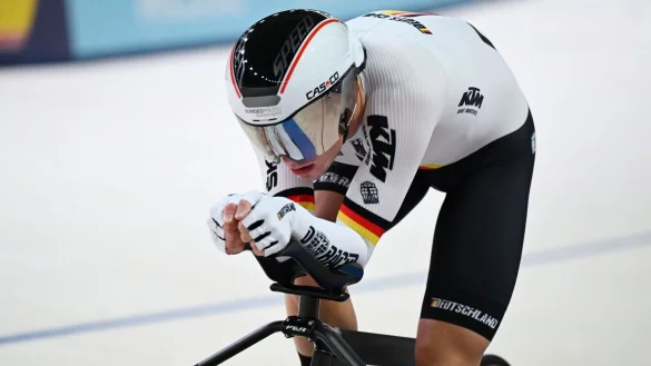 Erlebte bei der Bahnrad-WM in Frankreich einen ernüchternden Tag: Nicolas Heinrich. - © Angelika Warmuth/dpa