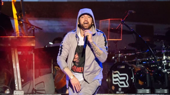 Eminem beim Bonnaroo Music and Arts Festival 2018. - &copy; Amy Harris/Invision/AP/dpa