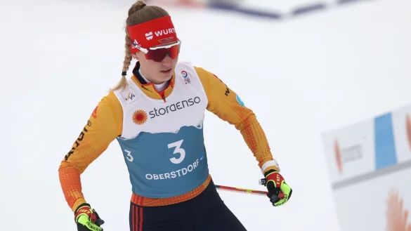 Startet mit den Kombiniererinnen in die Saison: Svenja W&uuml;rth. - &copy; Karl-Josef Hildenbrand/dpa