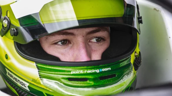 Brach sich bei einem Unfall den Lendenwirbel: David Schumacher. - © Xavier Bonilla/NurPhoto via ZUMA Press/dpa