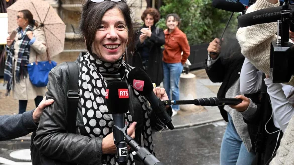 Brigitte Giraud erh&auml;lt den Literaturpreis Prix Goncourt f&uuml;r &laquo;Vivre vite&raquo;. - &copy; Emmanuel Dunand/AFP/dpa