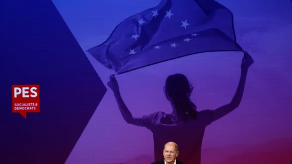 Die EU m&uuml;sse reformiert werden, damit sie fit f&uuml;r die Aufnahme neuer Mitglieder ist, findet Kanzler Olaf Scholz. - &copy; Carsten Koall/dpa
