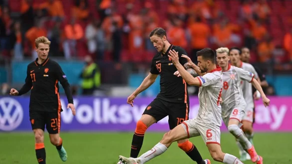 Wout Weghorst (M) wurde gegen Nordmazedonien nur eingewechselt. - &copy; Marius Becker/dpa