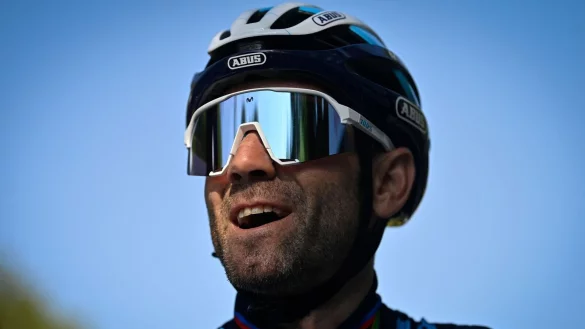 Der Spanier Alejandro Valverde beendet nach 21 Jahren als Profi nach der Lombardei-Rundfahrt seine Karriere. - © Eric Lalmand/BELGA/dpa