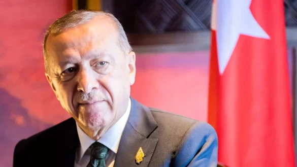 &laquo;Es muss entschieden werden, wie viele Kr&auml;fte sich von den Bodentruppen beteiligen m&uuml;ssen, und dann werden Schritte unternommen&raquo;: Pr&auml;sident Recep Tayyip Erdogan. - &copy; Christoph Soeder/dpa