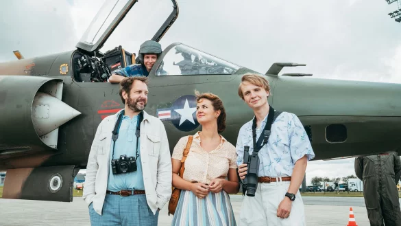 Eine Szene aus &laquo;Ramstein - Das durchsto&szlig;ene Herz&raquo;. - &copy; Marc Bossaert/SWR/FFP New Media/ARD/dpa