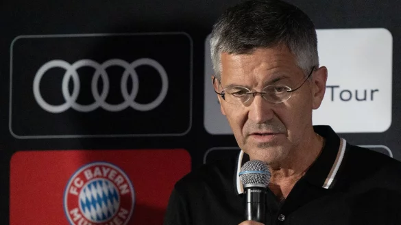 Ist mit den Leistungen der Bayern nicht zufrieden: Vereins-Pr&auml;sident Herbert Hainer. - &copy; Enrique Huaiquil/dpa