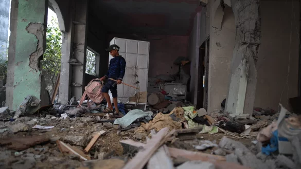 Nicht alle Gebiete sind f&uuml;r die Impf-Teams momentan zug&auml;nglich. - &copy; Marwan Dawood/XinHua/dpa