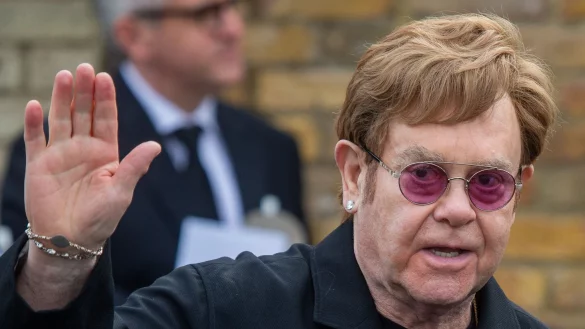 Pop-Legende Elton John hat nach eigenen Worten &laquo;noch nie so viel Gl&uuml;ck empfunden wie jetzt&raquo;. - &copy; Tayfun Salci/Zuma Press/dpa