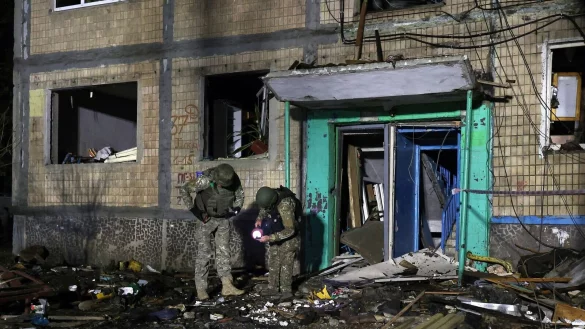 Russische Angriffe richten schwere Zerst&ouml;rungen in Charkiw an. (Archivbild) - &copy; ---/Ukrinform/dpa