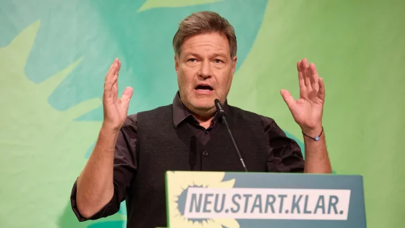 Will Kanzler werden: Robert Habeck. (Archivbild) - © Georg Wendt/dpa