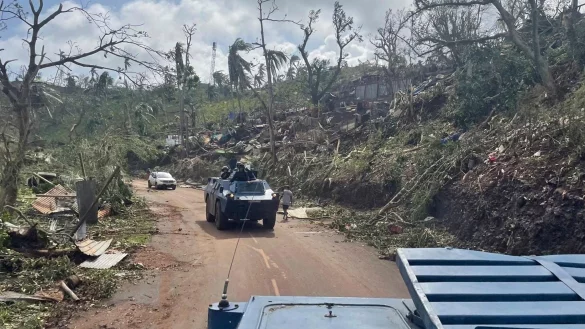 Die Zahl der Todesopfer in Folge von Zyklon «Chido» auf Mayotte ist weiter unklar. - © Uncredited/Gendarmerie Nationale/AP/dpa