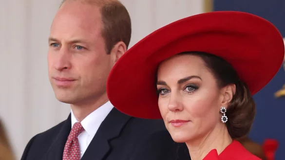 William und Kate verpassen den traditionellen vorweihnachtlichen Lunch mit der weiteren Familie. (Archivbild) - © Chris Jackson/AP/dpa