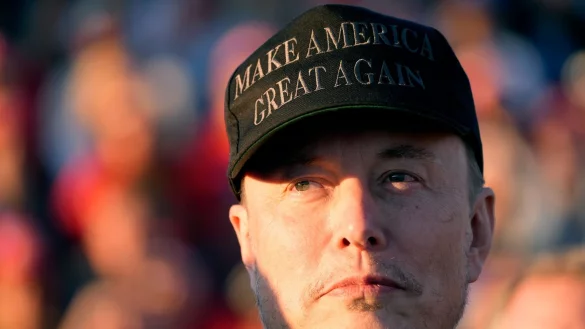 Tech-Milliardär Elon Musk macht sich für die AfD stark - © Alex Brandon/AP/dpa