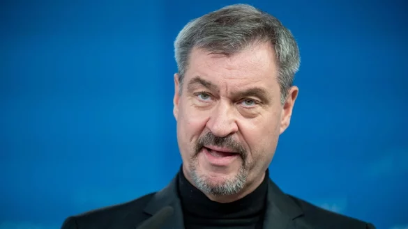 Vor der vergangenen Bundestagswahl hatte Söder sich noch für Schwarz-Grün starkgemacht. - © Michael Kappeler/dpa