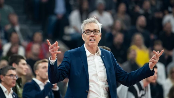 Coach Gordon Herbert fehlte den Bayern-Basketballern gegen Bonn wegen einer Erkrankung. - &copy; Lukas Barth/dpa