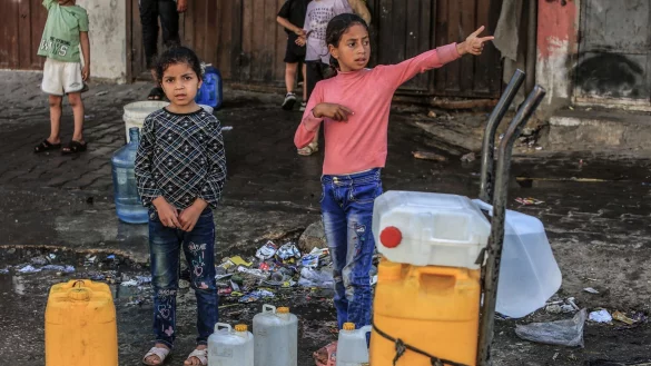 Laut Unicef lebt eine Rekordzahl an Kindern in Konfliktgebieten. (Archivbild) - © Abed Rahim Khatib/dpa