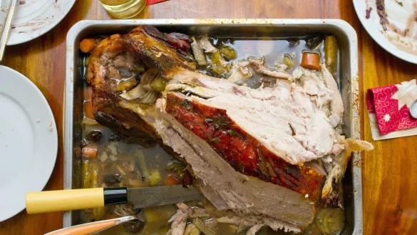 Reste vom Festessen schmecken auch noch am n&auml;chsten Tag. - &copy; Patrick Pleul/dpa/dpa-tmn