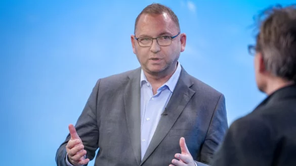 Frank Werneke hat einige Erwartungen an die Politik. - © Kay Nietfeld/dpa