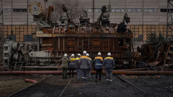 Russland nimmt erneut die ukrainische Stromversorgung ins Visier. (Archivbild) - &copy; Evgeniy Maloletka/AP/dpa