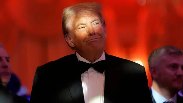 Donald Trump zelebrierte seinen Wahlsieg bei einer Gala. - &copy; Alex Brandon/AP/dpa