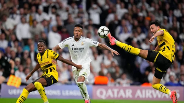 Borussia Dortmund und Real Madrid lieferten sich ein packendes Spiel. - &copy; Manu Fernandez/AP