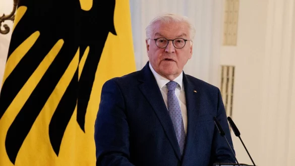 Bundespräsident Steinmeier verkündet Neuwahl-Entscheidung am 27. Dezember - © Carsten Koall/dpa