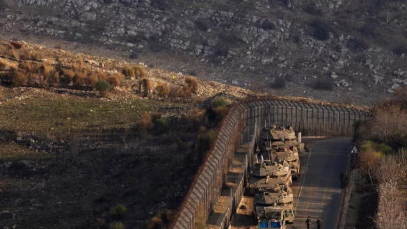 Israel erkl&auml;rt ein wichtiges Abkommen mit Syrien &uuml;ber eine Pufferzone auf den Golanh&ouml;hen f&uuml;r faktisch beendet. - &copy; Matias Delacroix/AP/dpa