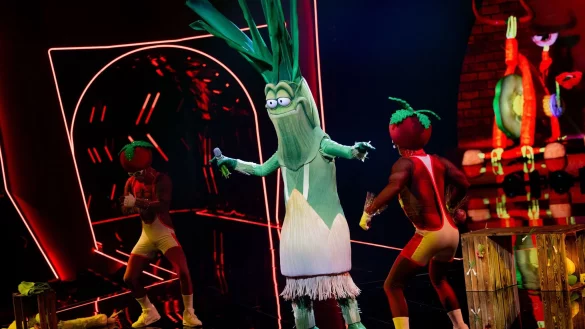 Der Lauch musste in der zweiten Folge die Maske abnehmen. - &copy; Rolf Vennenbernd/dpa