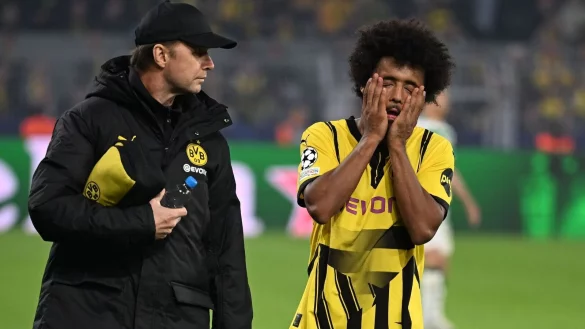 Karim Adeyemi wird Borussia Dortmund mehrere Wochen fehlen. - &copy; Bernd Thissen/dpa