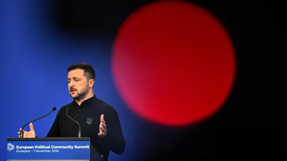 Der ukrainische Pr&auml;sident Wolodymyr Selenskyj lehnt einen Waffenstillstand mit Russland ohne Sicherheitsgarantien f&uuml;r sein Land ab. - &copy; Denes Erdos/AP/dpa