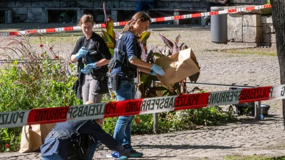 Der Hauptverd&auml;chtige nach der T&ouml;tung eines Mannes im Alten Botanischen Garten ist gefasst. - &copy; Peter Kneffel/dpa