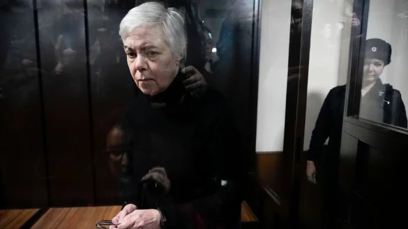 Die Kinder&auml;rztin Nadeschda Bujanowa wurde zu 5,5 Jahren Freiheitsentzug verurteilt. - &copy; Pavel Bednyakov/AP/dpa